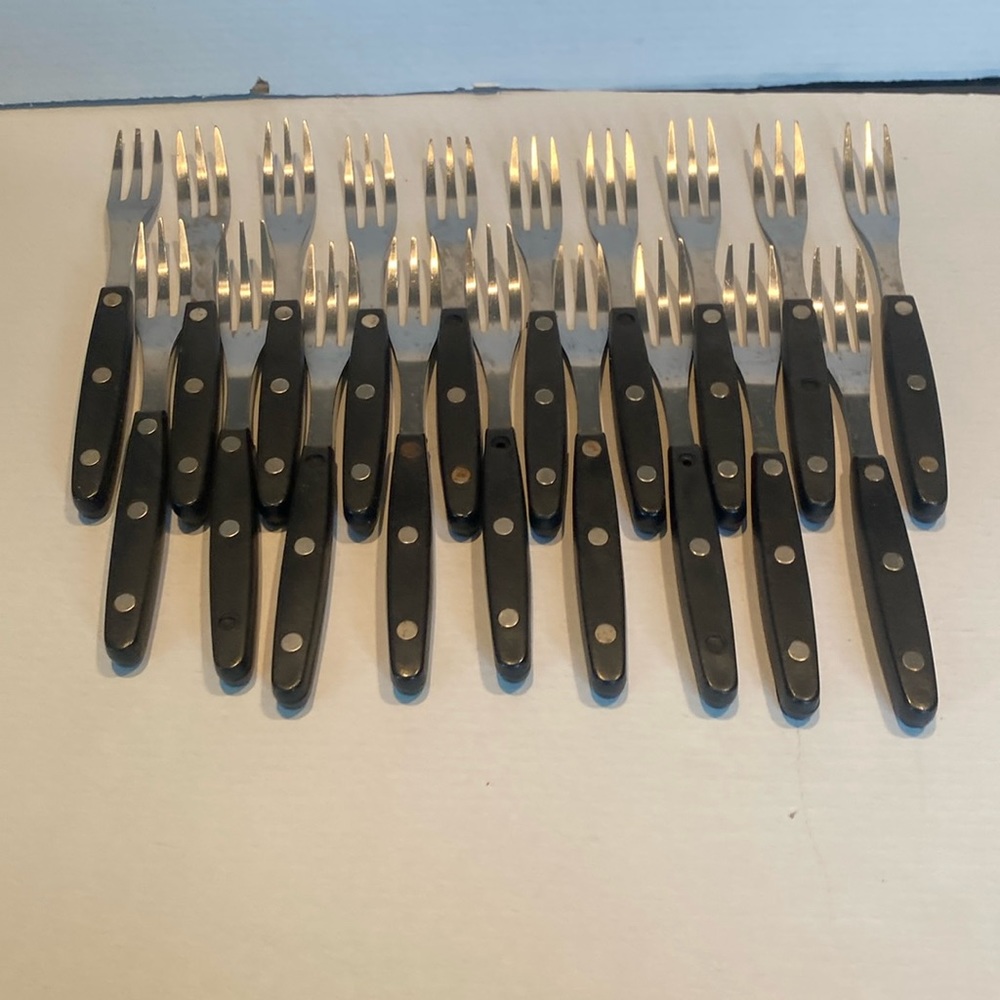 Rostfrei Flatware, 19 forks (actually 20 forks now)